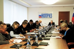 17 октября 2016 года президент НОПРИЗ Михаил Посохин провел еженедельное оперативное совещание.
